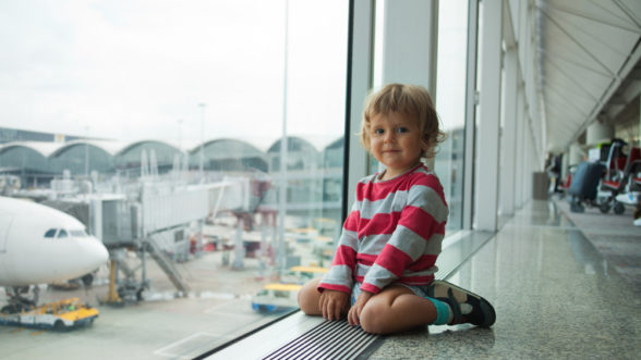 flying with children