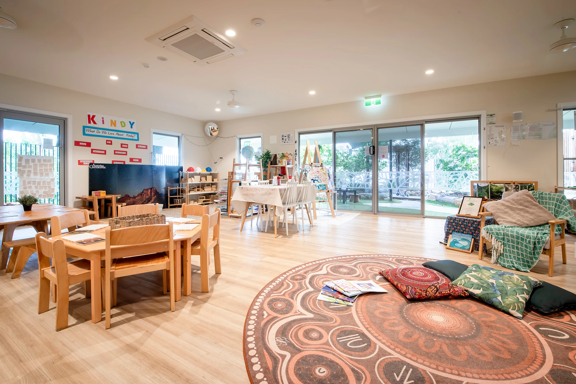 Kindy classroom at Edge Early Learning and kindergarten located in Kelvin Grove.