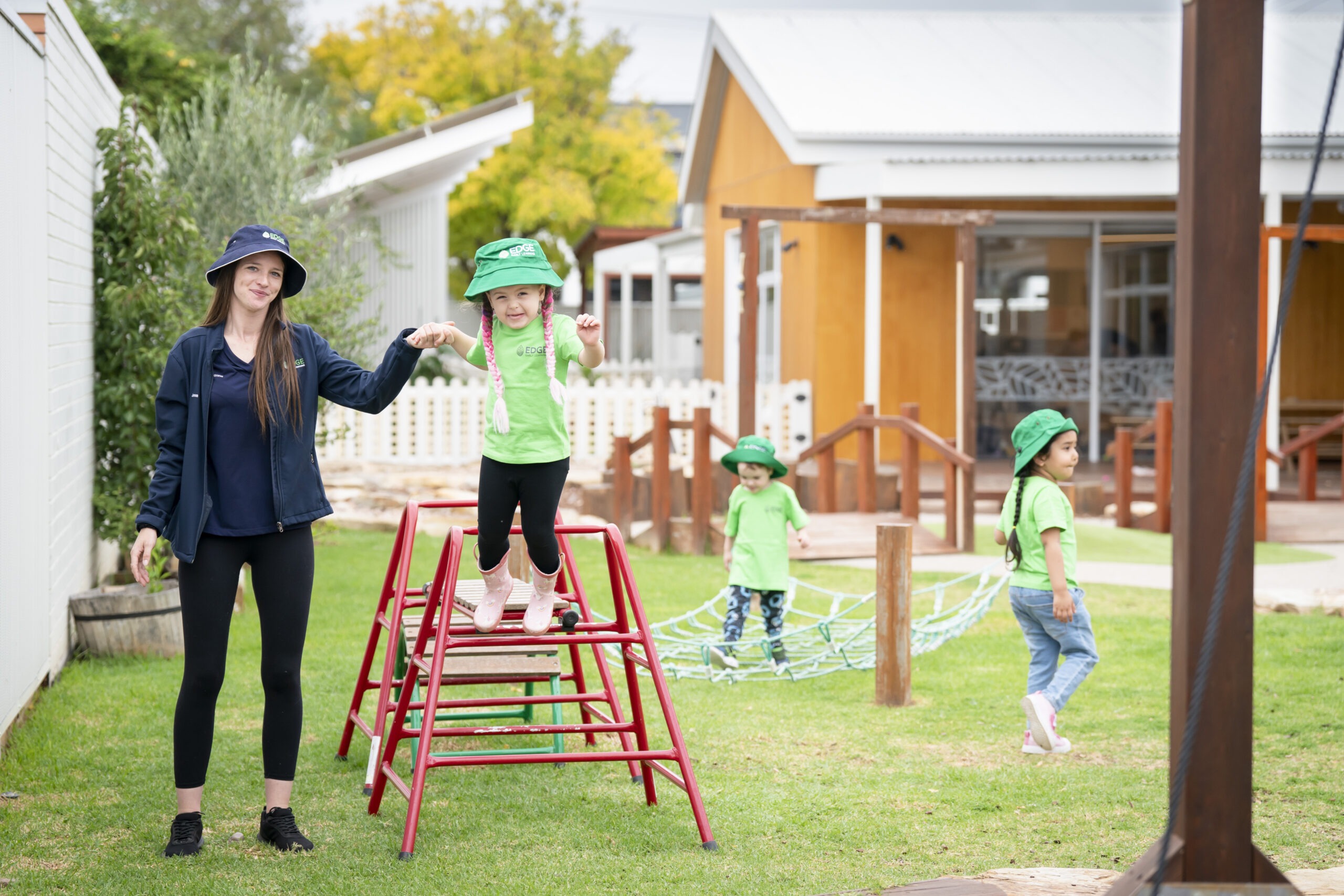 Playground at Oaklands Park daycare centre.