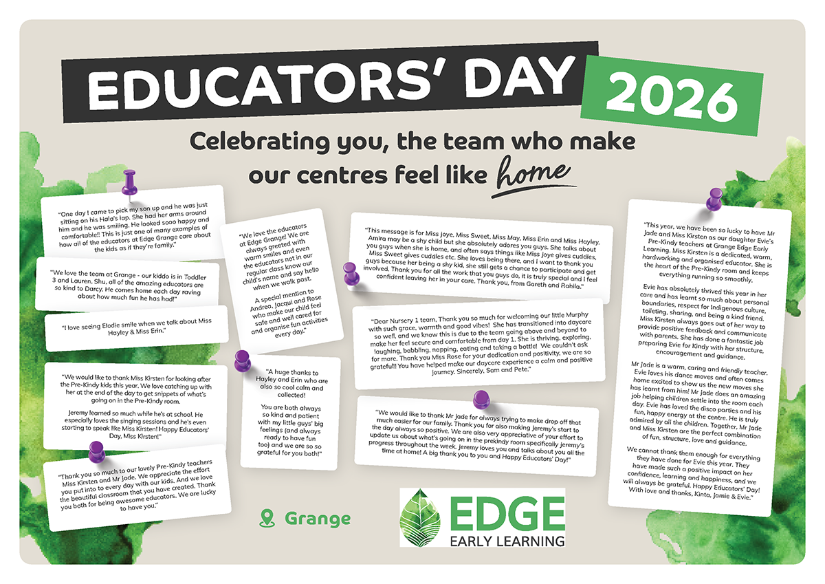 Educators Day Poster - Grange